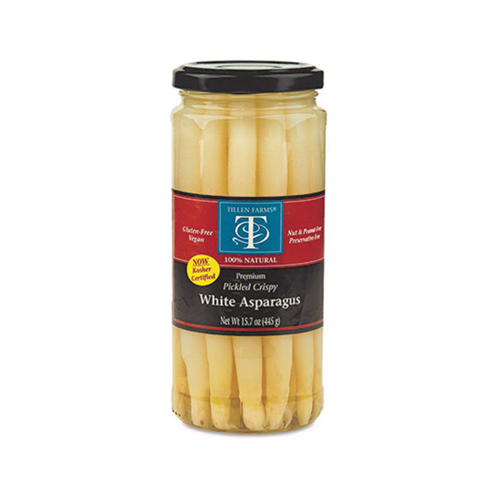  canned asparagus in glass